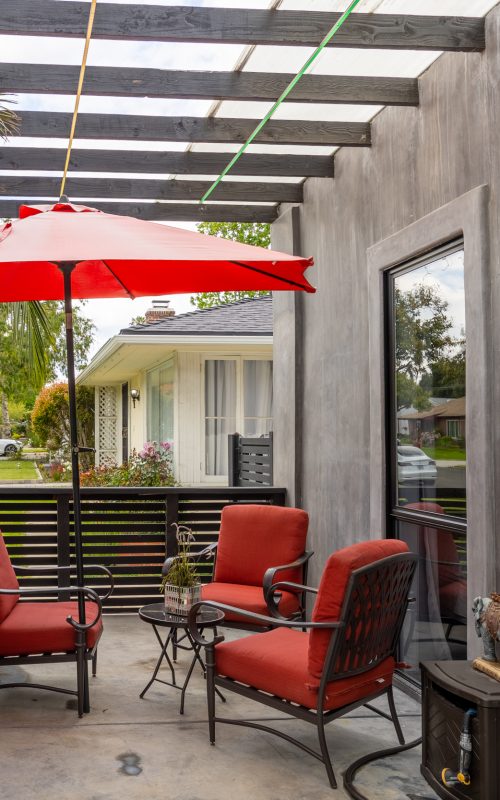 Outdoor relaxation area at Willpower Recovery Center